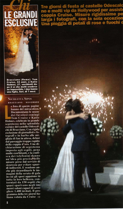 Foto delle nozze Cruise Holmes chimatrimonio2 Foto delle nozze Cruise Holmes