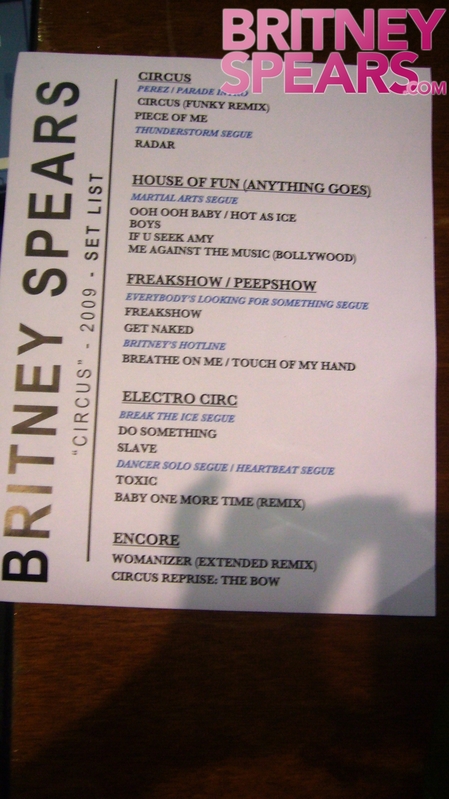 britney spears setlist circus thumb 450x799 La prima tappa del tour di Britney