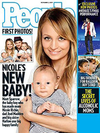 peop Nicole Richie presenta il piccolo Sparrow