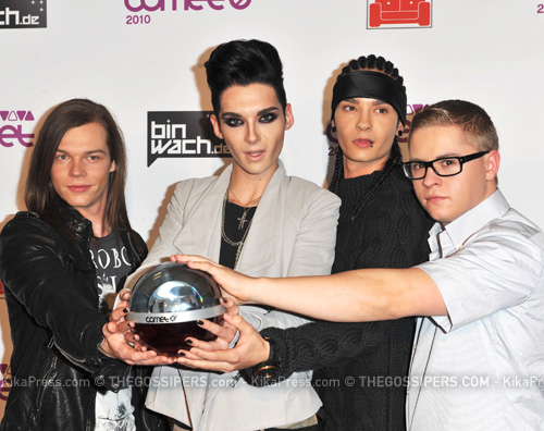 tokio hotel comet I Tokio Hotel trionfano ai Comet Awards