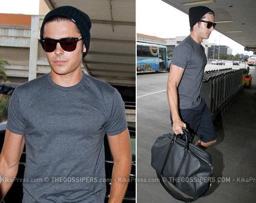 zac efron aerop Zac Efron vola a Vancouver