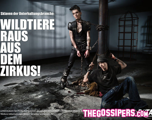 peta-tokio peta tokio I gemelli Kaulitz animalisti per PETA