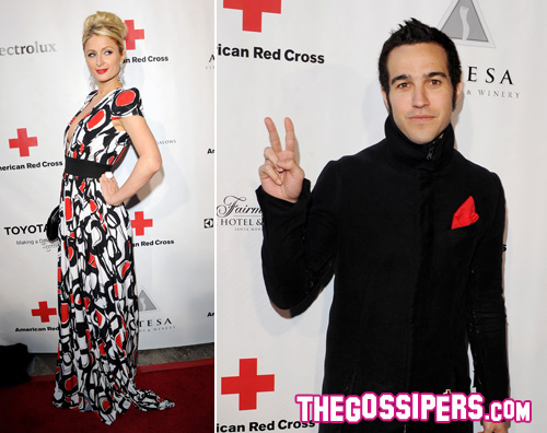 redcross paris pete Fergie, Josh e Paris supportano la Croce Rossa