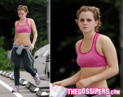 Emma Watson si tiene in forma a Pittsburgh