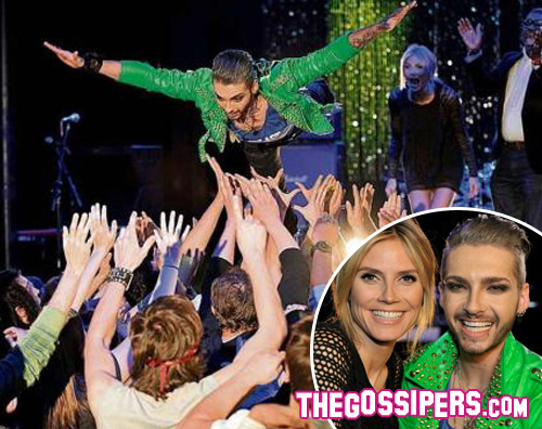 bill heidi3 Bill Kaulitz dei Tokio Hotel torna sotto i riflettori