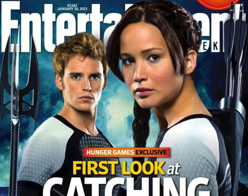 ew catching Le prime immagini di Catching Fire, il sequel di Hunger Games