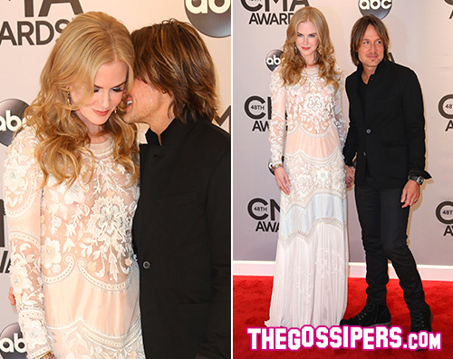 Keith e Nicole Nicole Kidman e Keith Urban ai CMAs 2014
