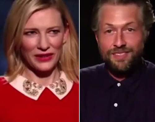 Cate Blanchett AUSTRALIA Kate Blanchett perde la pazienza durante un intervista