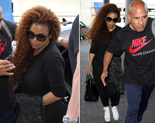 Janet Janet Jackson a Los Angeles con Wissam