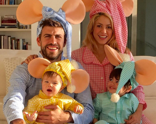 Shakira Pique famiglia Shakira è Topo Gigio per Halloween