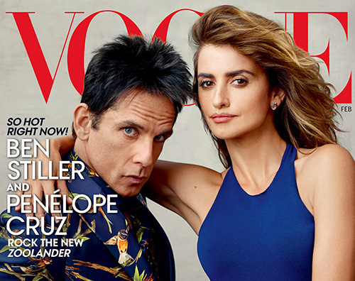 Cover1 Penelope Cruz e Ben Stiller protagonisti di Vogue