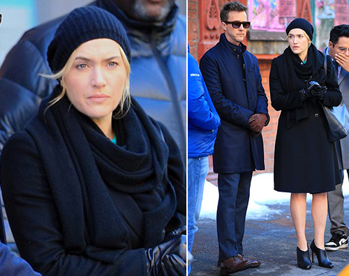 Kate Winslet 2 1 Kate Winslet sul set di Collateral Beauty
