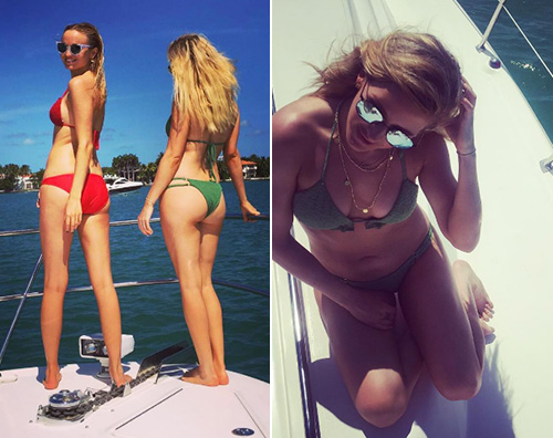 Ellie Goulding, relax con gli amici sulla spiaggia di Miami