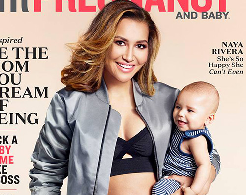 Naya Rivera sulla cover di “Fit Pregnancy and Baby” col piccolo Josey