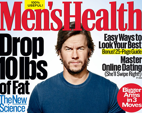 Mark Wahlberg Mark Wahlberg mostra il fisico su Mens Health