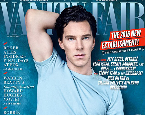 Benedict Cover Benedict Cumberbatch sulla cover di Vanity Fair