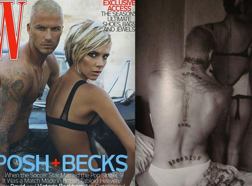 070710 becks I Beckham posano su W Magazine