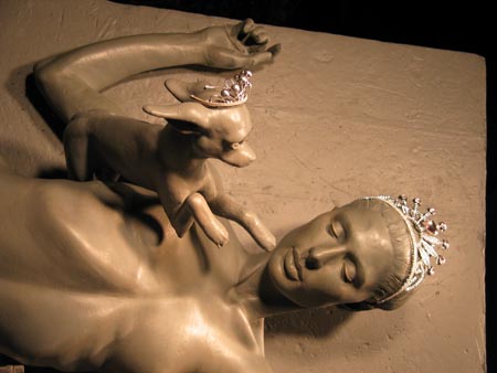 Img 2112 La statua dellautopsia di Paris Hilton
