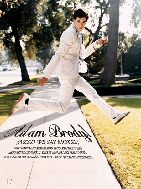 adammm6766666 Adam Brody saluta Elle Girl