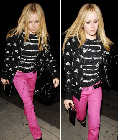 avril Avril Lavigne adora i teschi