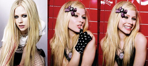 avrilpromo Chi è questa bimba bionda?