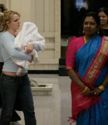 britneyindian2 Britney al tempio indiano