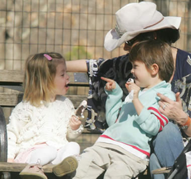 catherinekids2 Catherine Zeta Jones e i suoi bimbi!