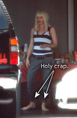 gewnpiedi Gwen Stefani alias big foot