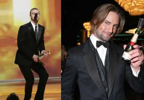 goldenglobes ragazzi1 Foto dai Golden Globes   i maschietti