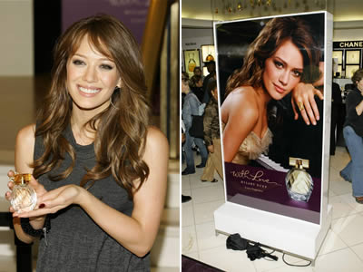 hilarywithlove Hilary Duff promuove il suo profumo