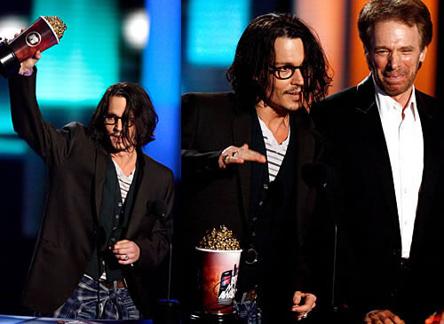johnnydeppvinto I vincitori degli Mtv Movie Awards 2007