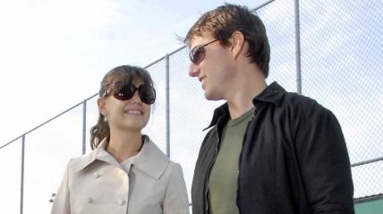 katie holmes tom cruise baseball Katie è quasi scappata via da Tom