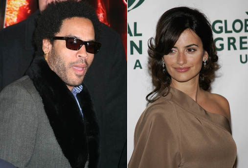kravitzcruz Rumor: Lenny Kravitz e Penelope Cruz?!