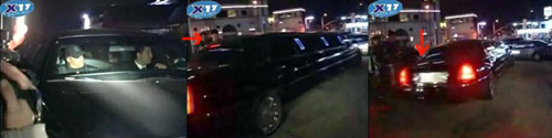 limousine Piccolo incidente per Christina Aguilera