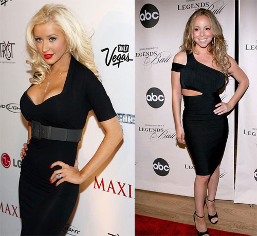mariah chrstina Christina Aguilera vs Mariah Carey