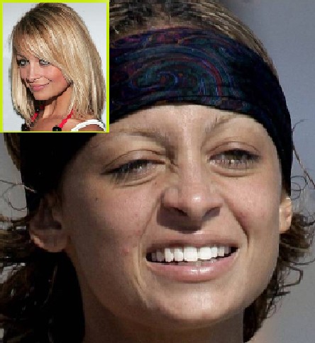 nicole%20richie Star senza trucco!!