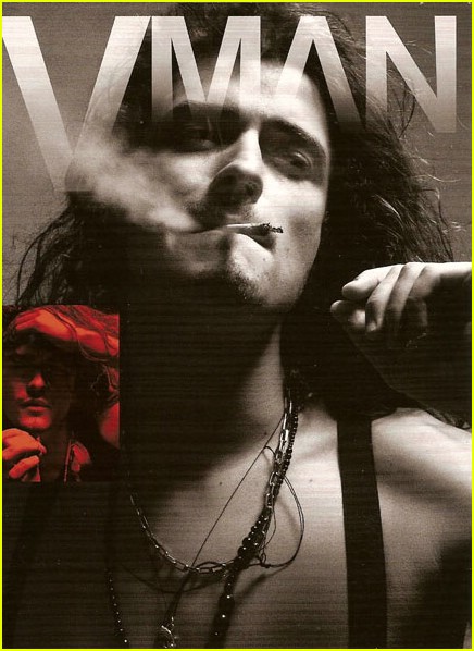 orlando bloom shirtless 02 Orlando su V Man Magazine