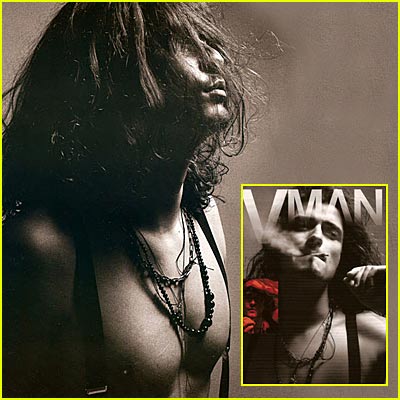 orlando bloom shirtless Orlando su V Man Magazine