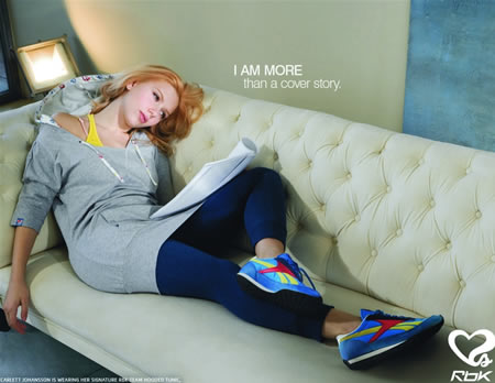 rebookscarlett Scarlett Johansson per la Reebok