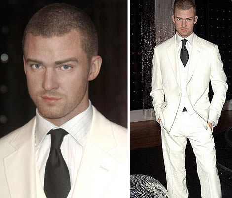 statuanuovajustin Nuova statua di cera: Justin Timberlake