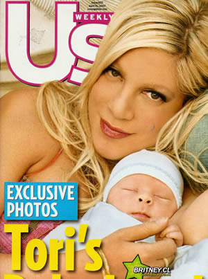 toriusweekly1 Tori Spelling presenta il figlio Liam