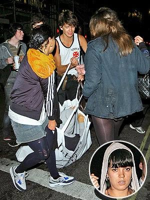 lillyubri Lily Allen dopo un party