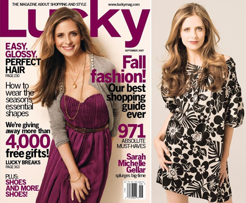 saramichellelucky Sara Michelle Gellar su Lucky