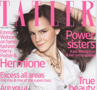 tatleremma Emma Watson su Tatler Magazine