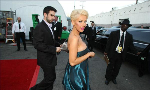 after2 Christina Aguilera agli Emmy Awards 2007