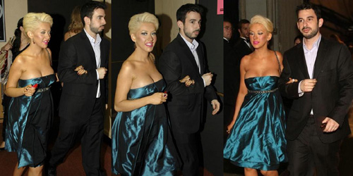 afterpartychris Christina Aguilera agli Emmy Awards 2007