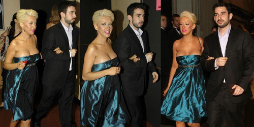 afterpartychris Christina Aguilera agli Emmy Awards 2007