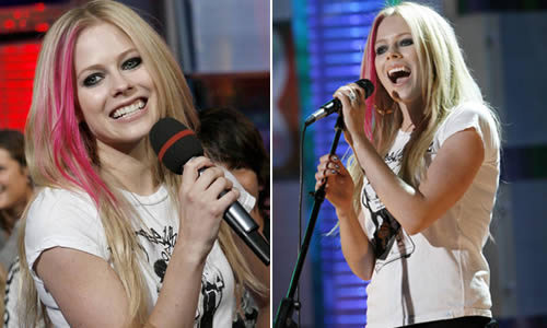 avrilatrlnewyork Avril Lavigne a NY per TRL