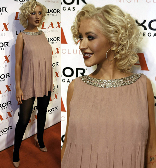 chrislax1 Anche Christina Aguilera al Lax Nightclub 