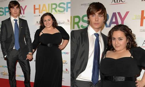 hairspraypremierezac Zac Efron e Nikki Blonsky per Hairspray